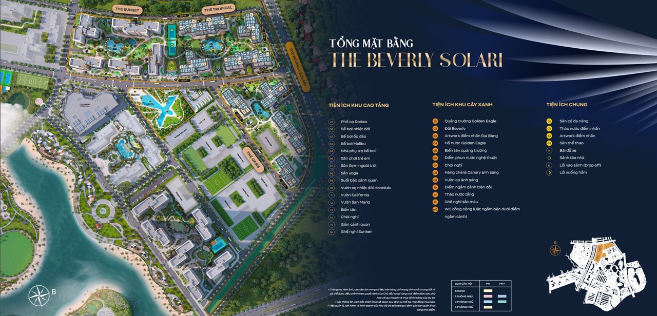 Mặt bằng The Beverly Solari Vinhomes Grand Park