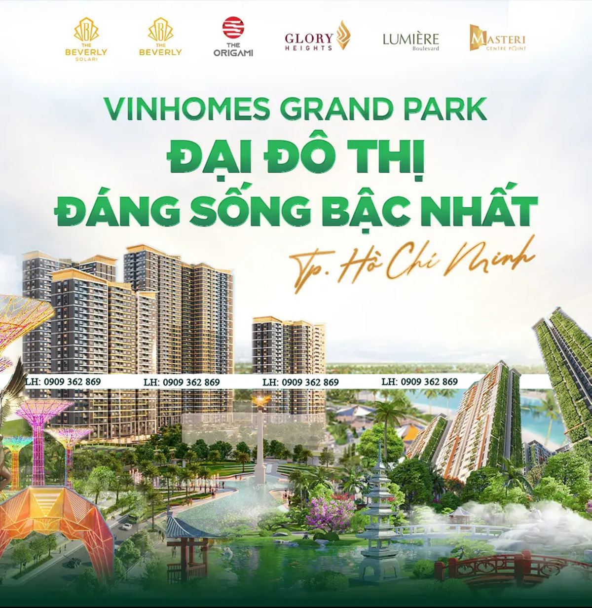 Đại đô thị Vinhomes Grand Park quận 9 TP Thủ Đức