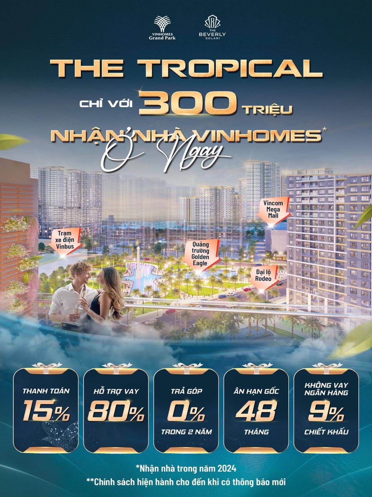 Căn hộ The Tropical Vinhomes Grand Park quận 9